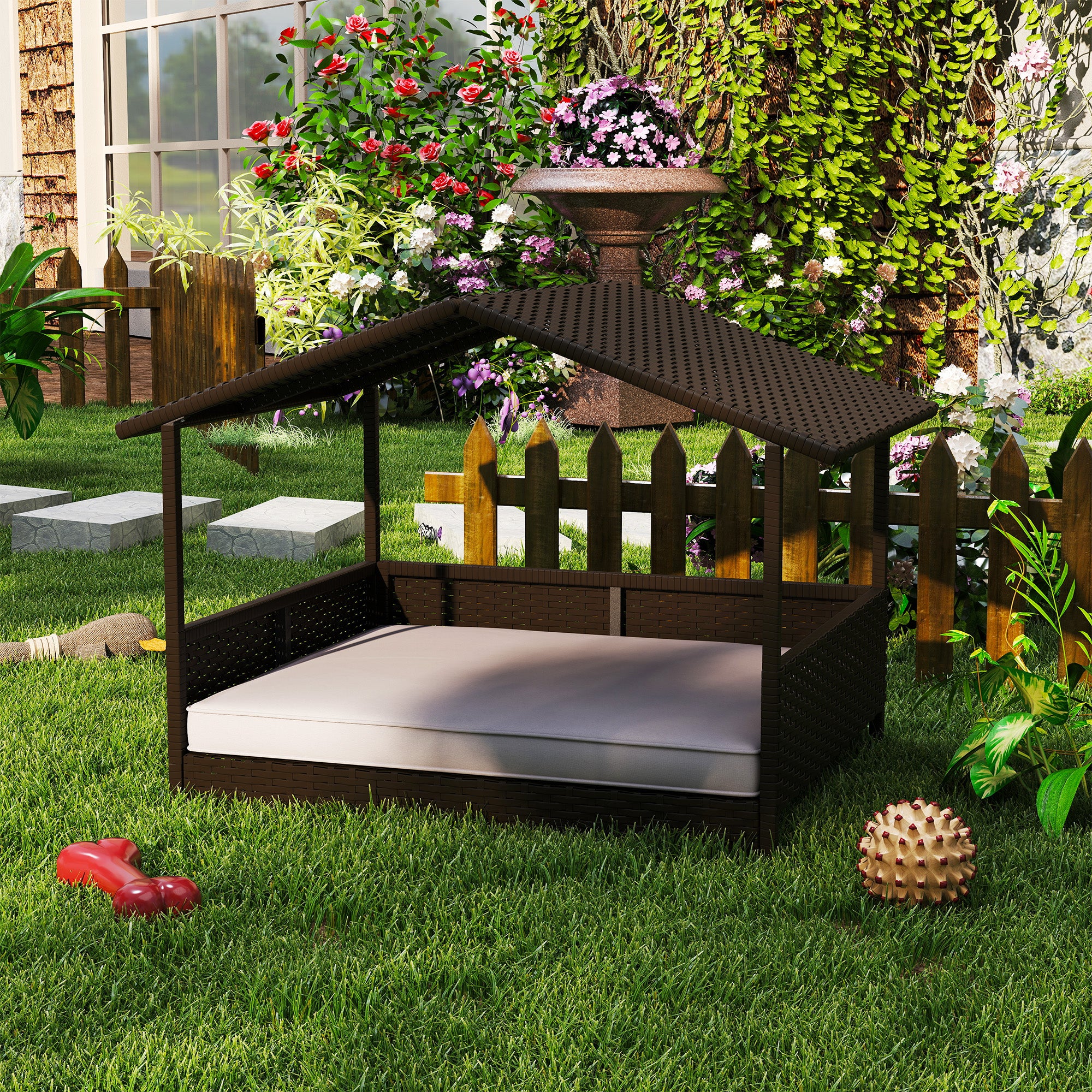 Dog Canopy: Elevated Lounger