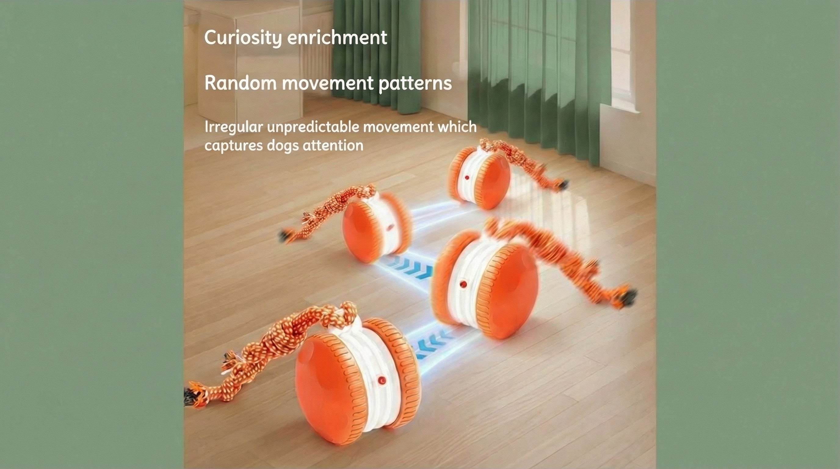 Self-Roll Dog Toy: Interactive Rechargeable Ball