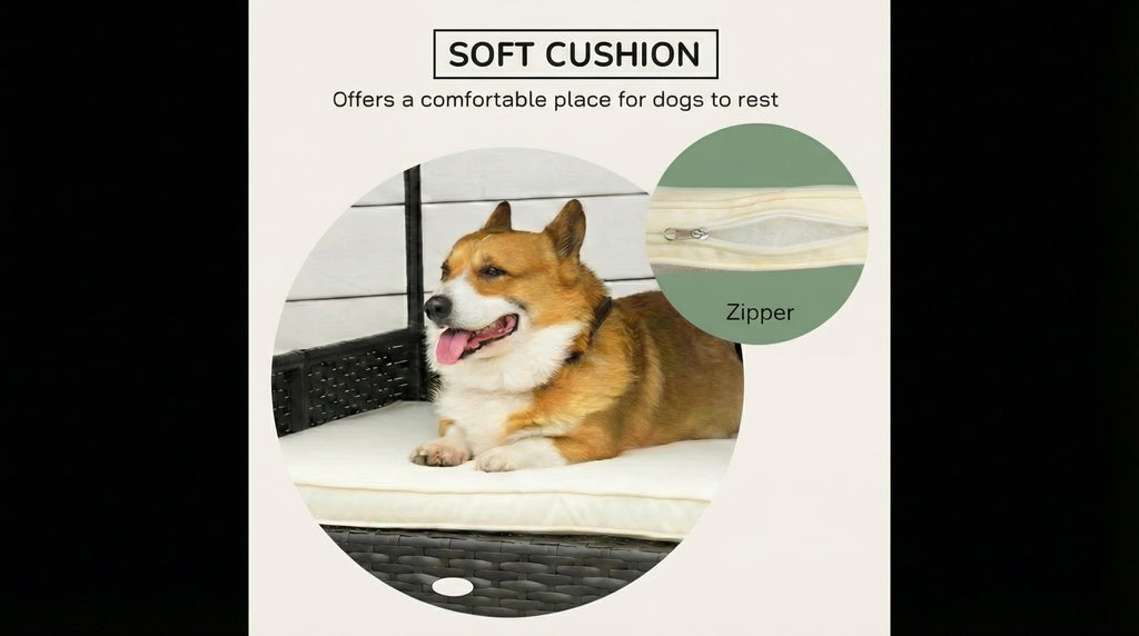 Dog Canopy: Elevated Lounger