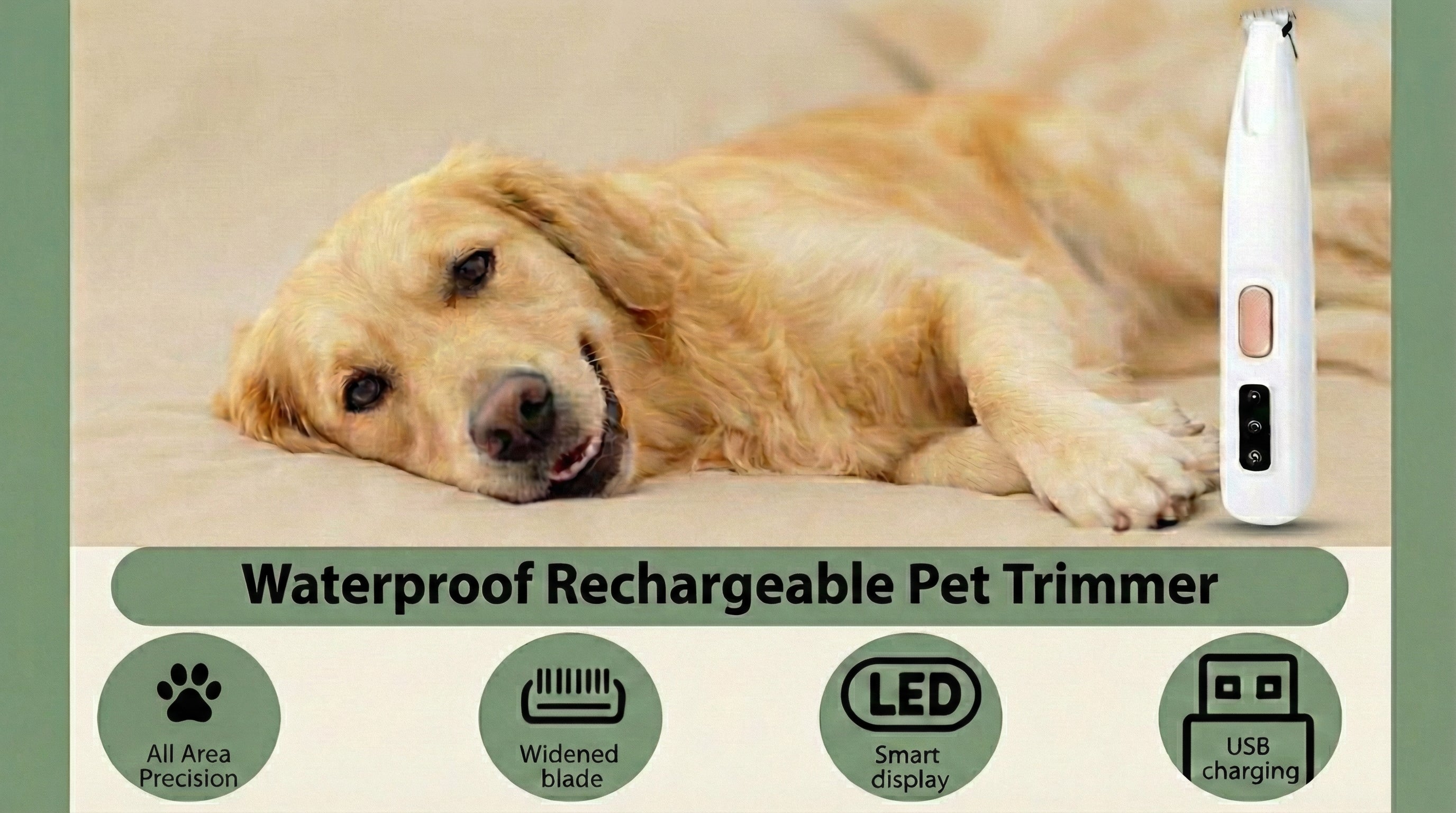 Ultra-Quiet Dog Trimmer